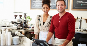 Male Owner Of Coffee Shop